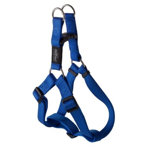 Шлейка Rogz Step-In Harness M (SSJ11), обхват шеи 40 см, синий, M