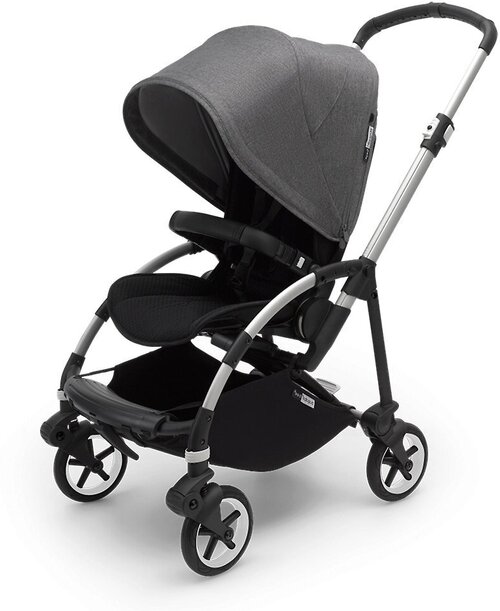 Коляска прогулочная Bugaboo Bee 6 шасси Alu (Alu/Grey/Black)