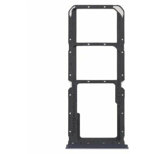 Сим лоток / Держатель сим карты / Контейнер SIM / sim holder SIM для OPPO A53 Черный