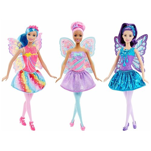 фото Barbie игрушка mattel barbie кукла феи в ассортименте dhm50