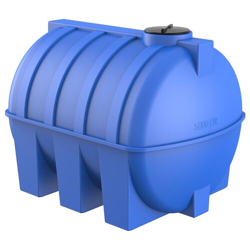 Горизонтальная емкость для воды Polimer Group G 5000 синяя