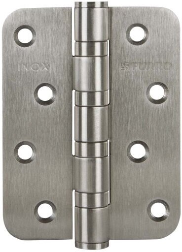 Петля универсальная из нержавейки IN4400U-R10 INOX (4BB-R10 102х76х3)