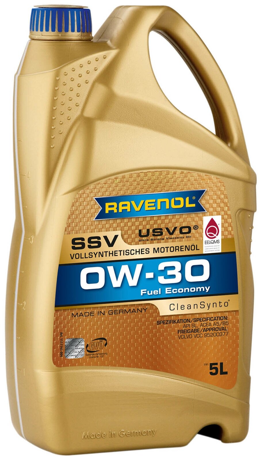 Sae 0W-30 5L Vsf Моторное Масло Ravenol арт. 4014835853973