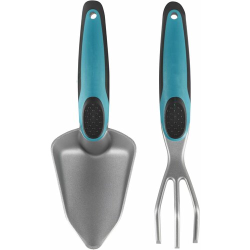 Набор садовых инструментов грабли и лопатка Набор предназначен для работ по уходу за растениями цветами небольшим кустарником 4401₽