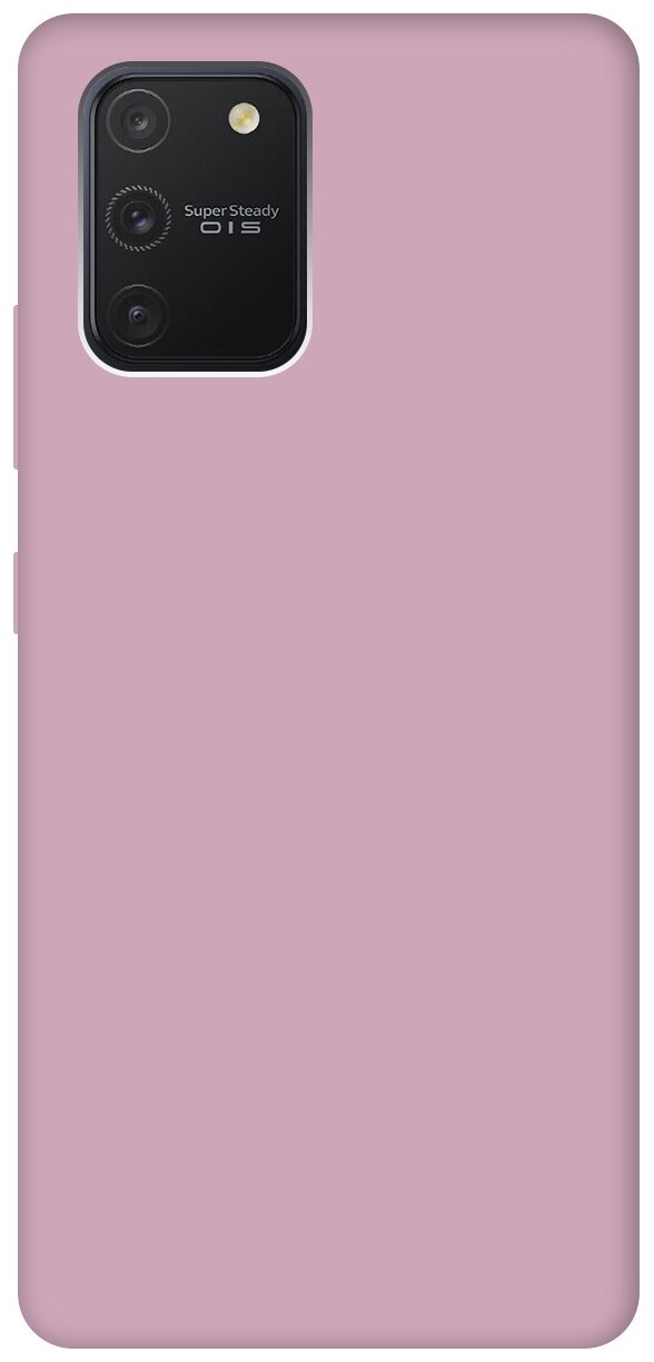 Чехол - накладка Silky Touch для Samsung Galaxy S10 Lite розовый песок