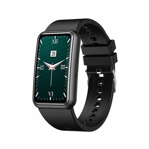 Фитнес смарт-браслет Wonlex H06 с пульсометром и оксиметром черный водонепроницаемый 449000₽