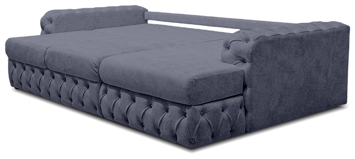 Угловой диван "Райли NEW" с локтем в оттоманке 320x156x108 "нэндо" Velutto 32