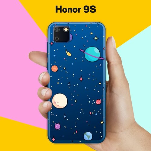 Силиконовый чехол Звезды и планеты на Honor 9S силиконовый чехол планеты шарики на honor 9s