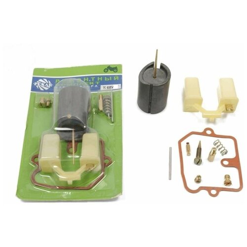 Ремкомплект карбюратора мотоцикла Урал Днепр К68У круглая заслонка 490₽