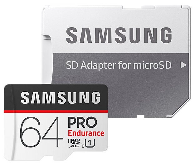 Карта памяти microSDXC Samsung Pro Endurance (class 10) 64Gb (Цвет: Gray)