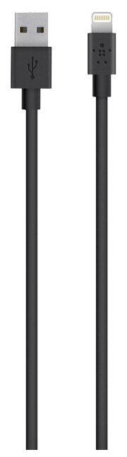 Кабель Belkin MIXIT USB - Apple Lightning (F8J023bt04), black