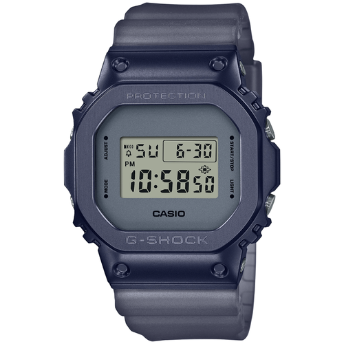 Наручные часы CASIO G-Shock GM-5600MF-2, серый, синий наручные часы casio g shock gm 5600mf 2 черный серый