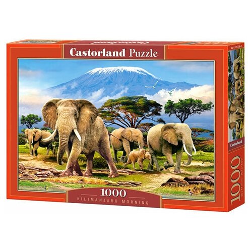 Пазл Castorland Kilimanjaro Morning (C-103188), 1000 дет. пазл castorland львы отец и сын c 104277 1000 дет