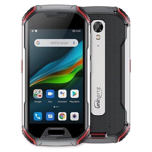 Смартфон Unihertz Atom L 6/128 ГБ, Dual nano SIM, черный figi note 1s 6 6 inch smartphone mobile phone 4g ram 128g rom cellphone 4500mah fast charge helio p60 octa core in stock