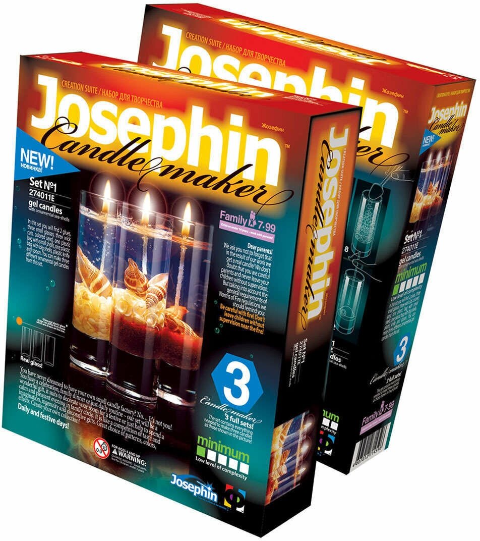 Набор для творчества Josephin. Гелевые свечи. Набор №1 (274030) - фото №4
