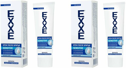 EXXE Крем после бритья Sensitive для чувствительной кожи, 80 мл, 2 уп