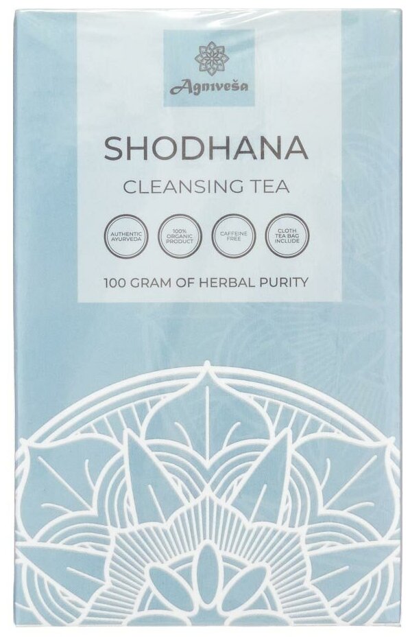 AGNIVESA Аюрведический очищающий чай Шодхана | Shodhana Cleansing Tea 100г - фотография № 3