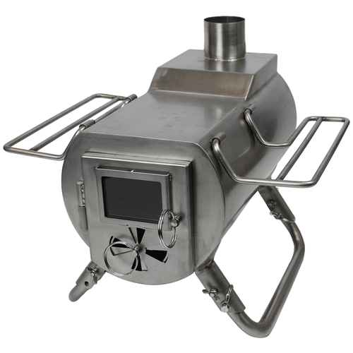 фото Дровяная печь gstove heat view camping stove серебристый