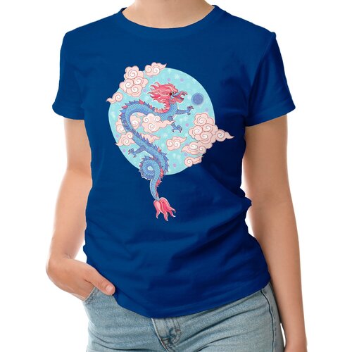 фото Футболка roly, размер l, синий