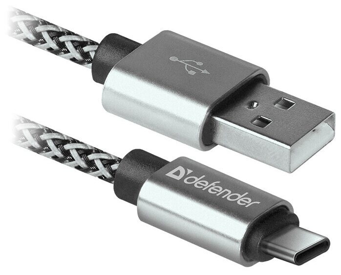  USB2.0 Defender USB09-03T PRO, USB-A (m) - USB Type-C, 2.1A output,  , 1,  (87815)