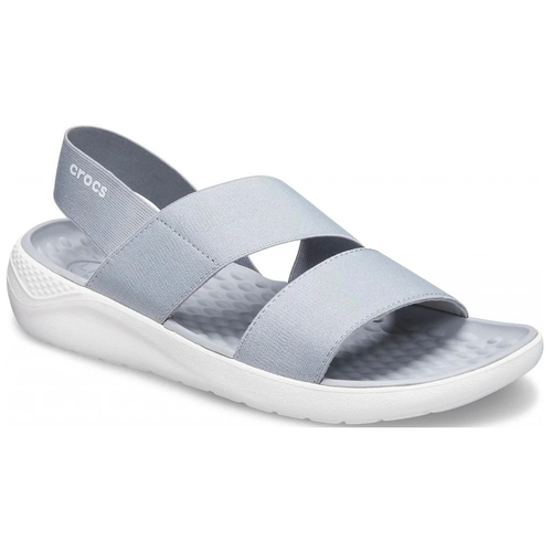 фото Сандалии crocs literide stretch sandal , размер 38(w8) , light gray/white