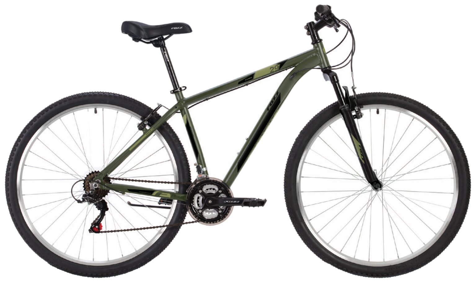 Горный (MTB) велосипед Foxx Atlantic 29 (2021) зеленый 20" (требует финальной сборки)