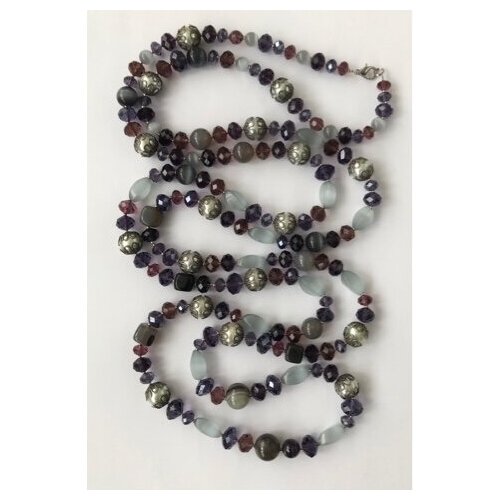 Ожерелье из аметиста макси