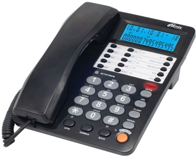 Телефон Ritmix RT-495 черный