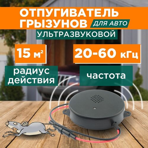 Ультразвуковой отпугиватель REXANT 71-0048 (15 кв.м.) черный 1 шт. брелок для людей антиклещ ультразвуковой