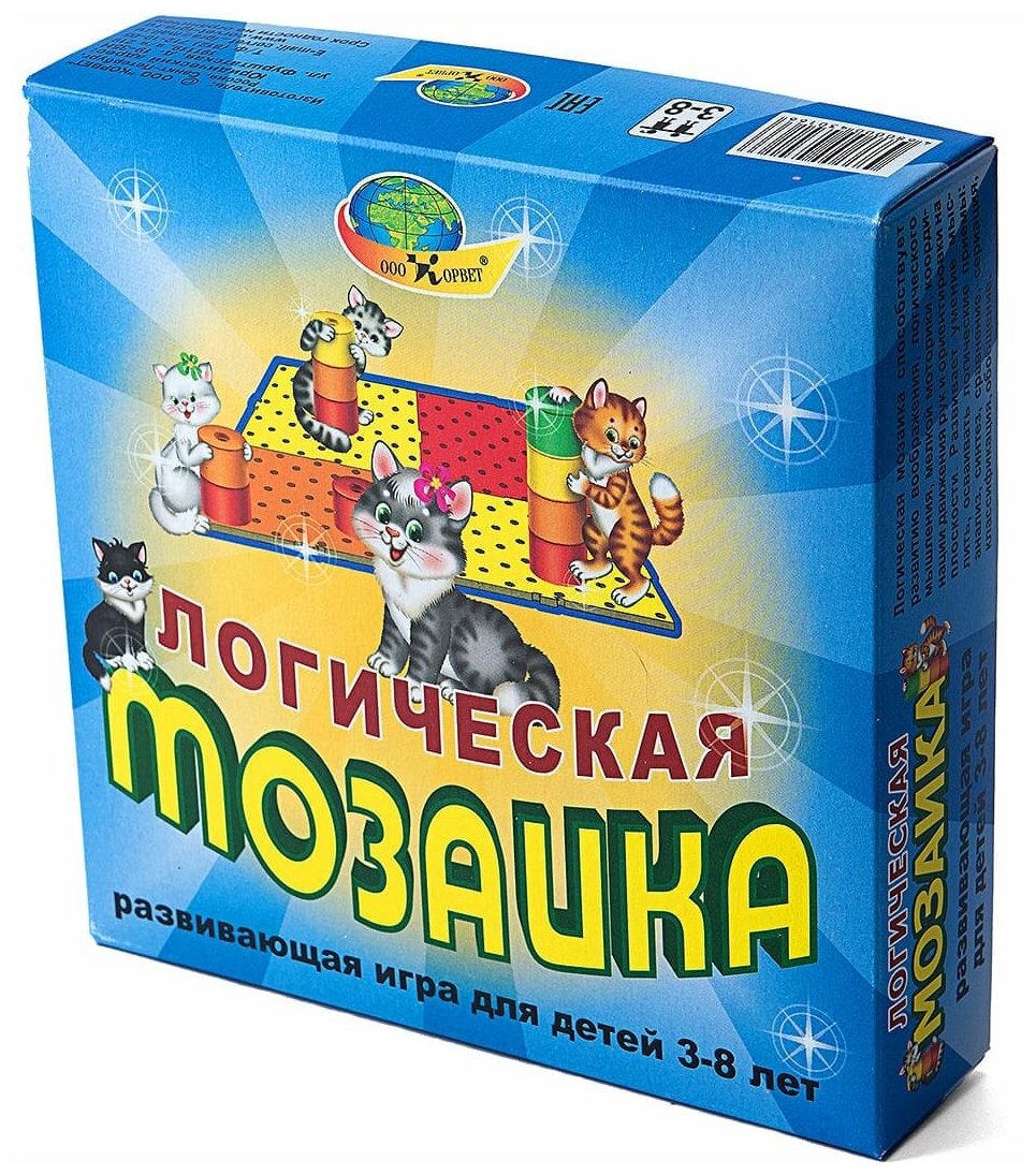 фото Обучающий набор Корвет Логическая мозаика