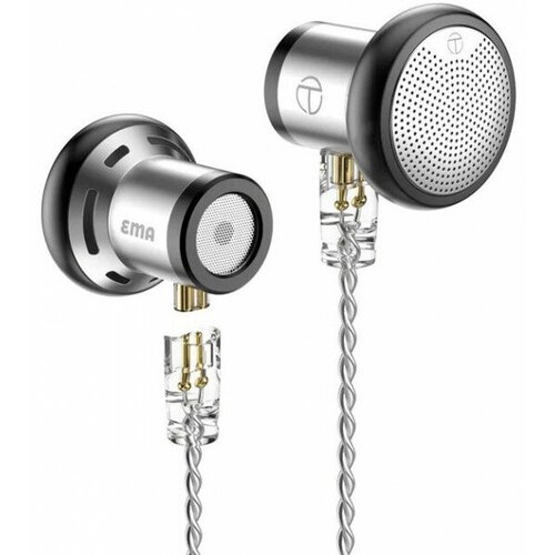 Наушники TRN EMA без микрофона серебристый 1750₽