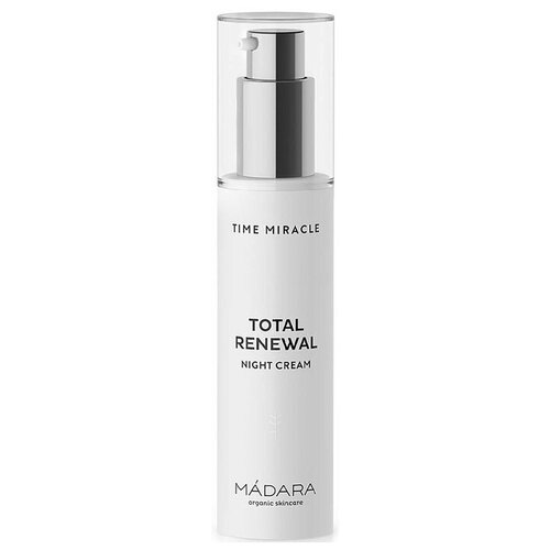 Madara Time Miracle Total Renewal Night Cream Крем ночной питательный для лица, 50 мл