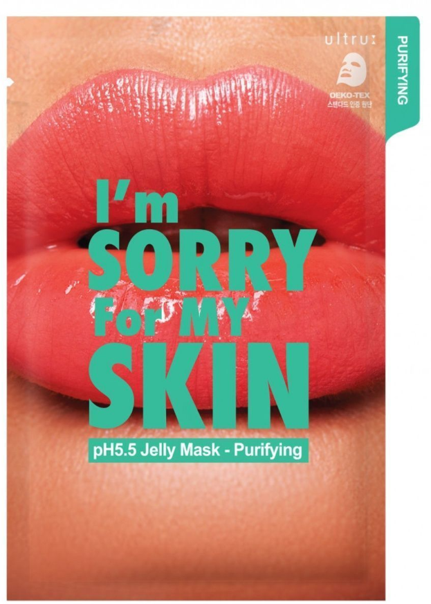I'm Sorry For My Skin pH 5.5 Jelly Mask Purifying Тканевая маска для лица Детокс и восстановление 33 мл