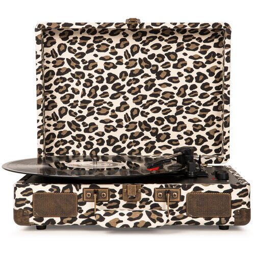 Виниловый проигрыватель CROSLEY CRUISER DELUXE Leopard c Bluetooth