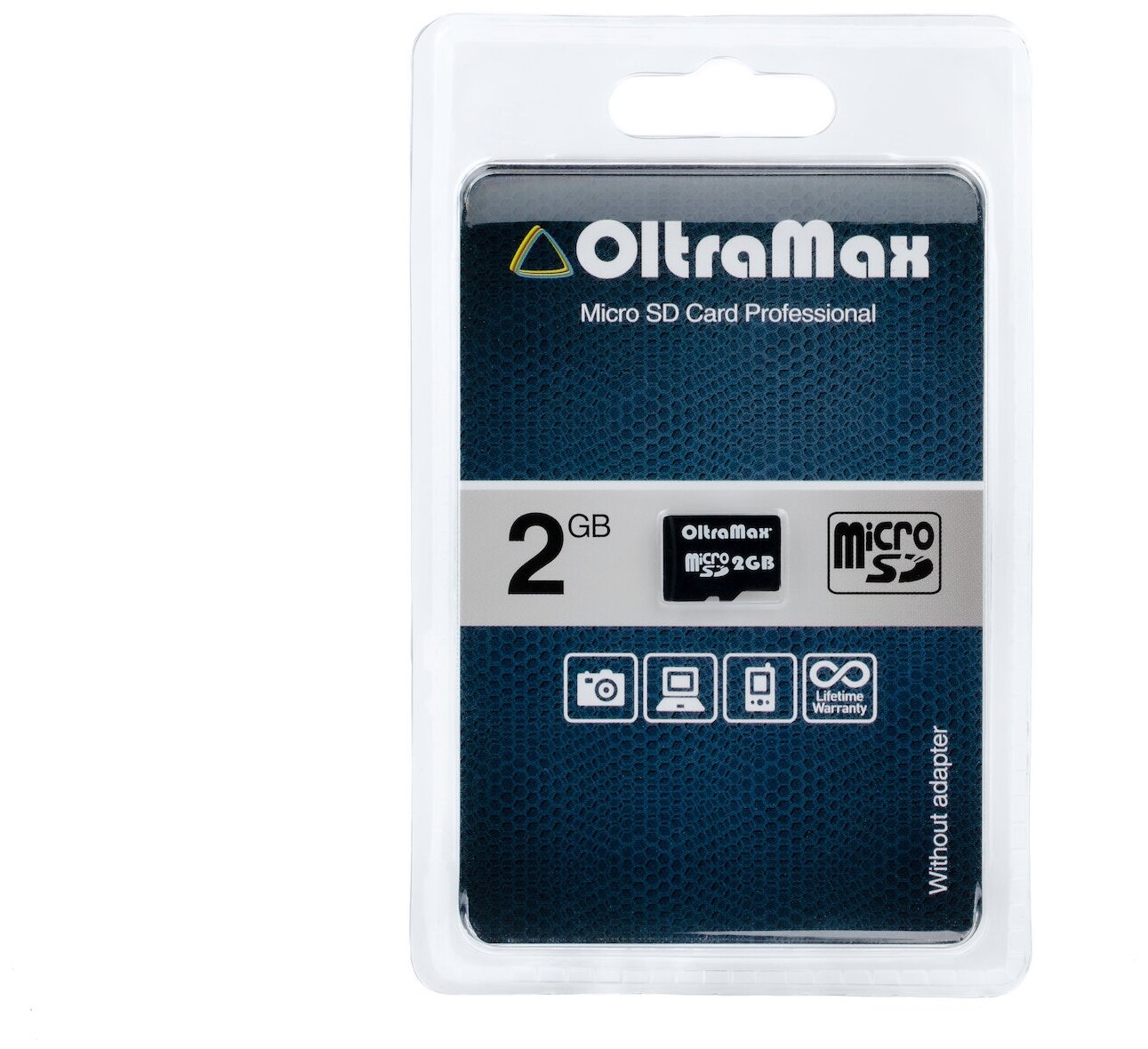Карта памяти OltraMax microSD 2 ГБ - фотография № 2