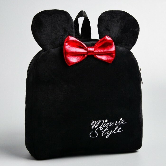 Рюкзак плюшевый, 19 см х 5 см х 21 см "Мышка", Минни Маус (1шт.)