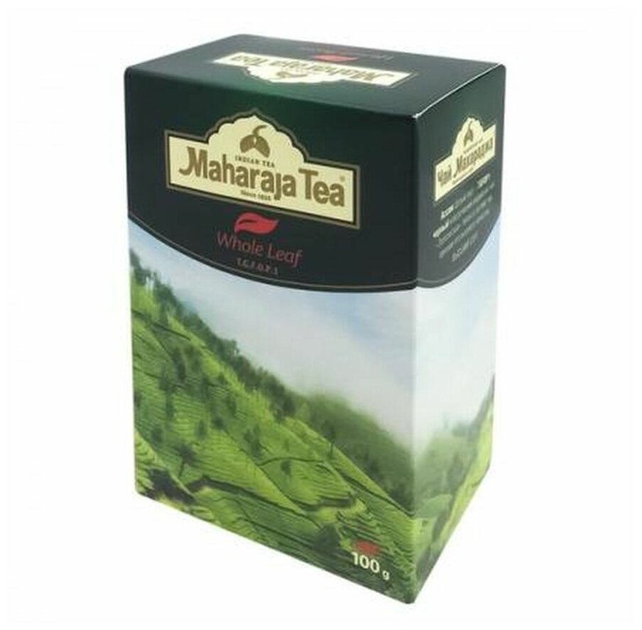 Чай ассам индийский байховый листовой Maharaja Tea 100г