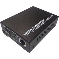 Медиаконвертер FT-1000-SFP 10/100/1000Base-TX/1000Base-FX, без SFP модуля, блок питания 5В-2А