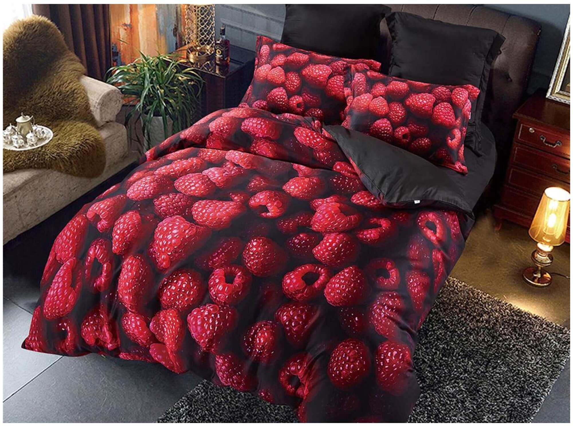 фото Комплект постельного белья Tango 3D евро 4 наволочки