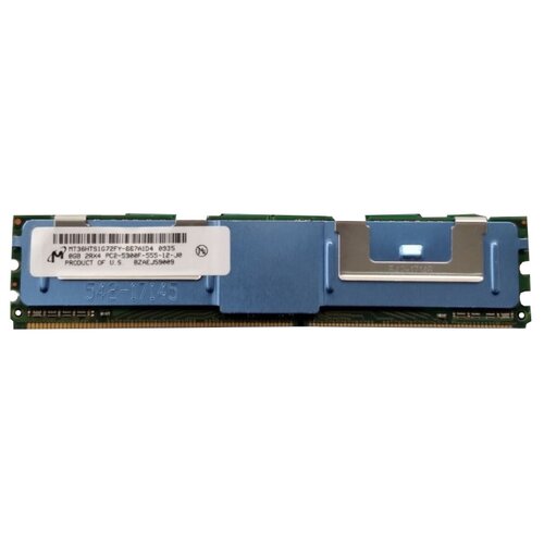 Оперативная память Micron 8 ГБ DDR2 667 МГц FB-DIMM CL5 MT36HTS1G72FY-667A1D4 оперативная память micron 4 гб ddr2 667 мгц dimm cl5 mt36htf51272py 667