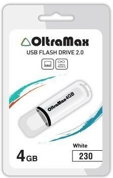 USB флэш-накопитель (OLTRAMAX OM-4GB-230-белый)