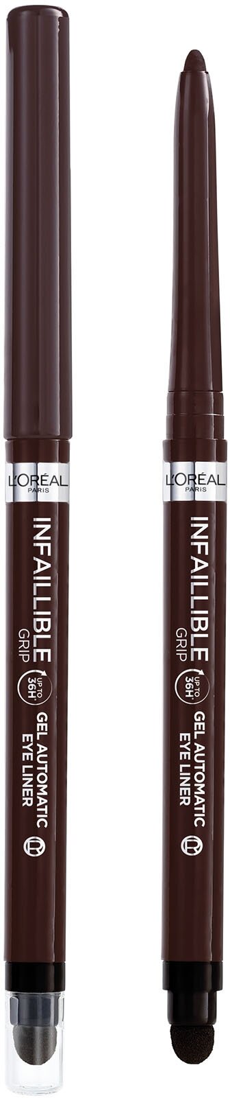 L'OREAL Гель-лайнер для глаз Infaillible Grip автоматический, 1 мл, Brown Denim