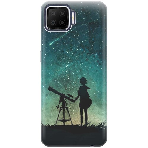 фото Cиликоновый чехол на oppo a73 / оппо а73 с принтом "загадай желание" gosso