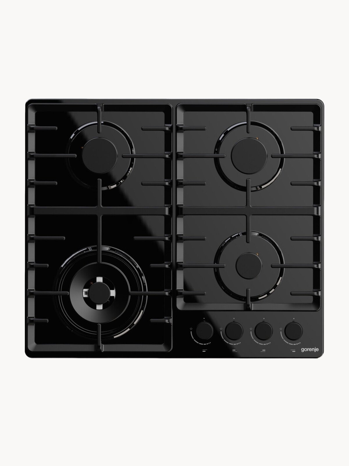 Газовая варочная поверхность Gorenje GTW641BHF черный, встраиваемая