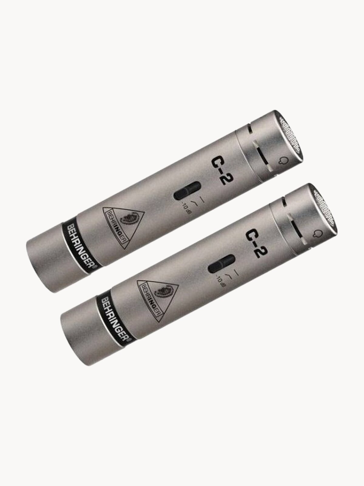 Комплект Behringer C-2 из 2-х кардиоидных конденсаторных микрофонов, включает планку с держателями, ветрозащиту, кейс