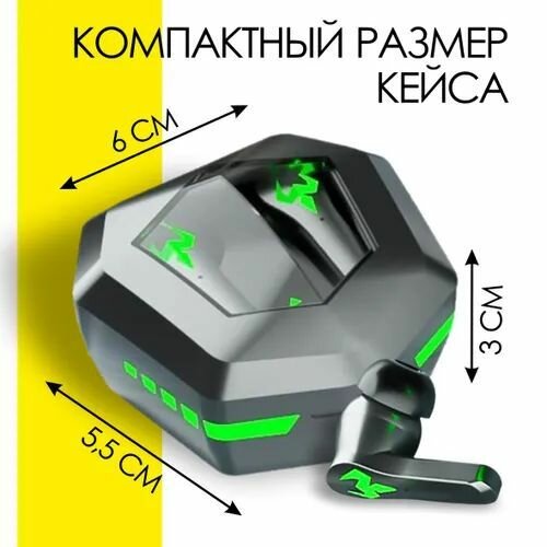 Игровые беспроводные Наушники TWSN / Bluetooth с микрофоном