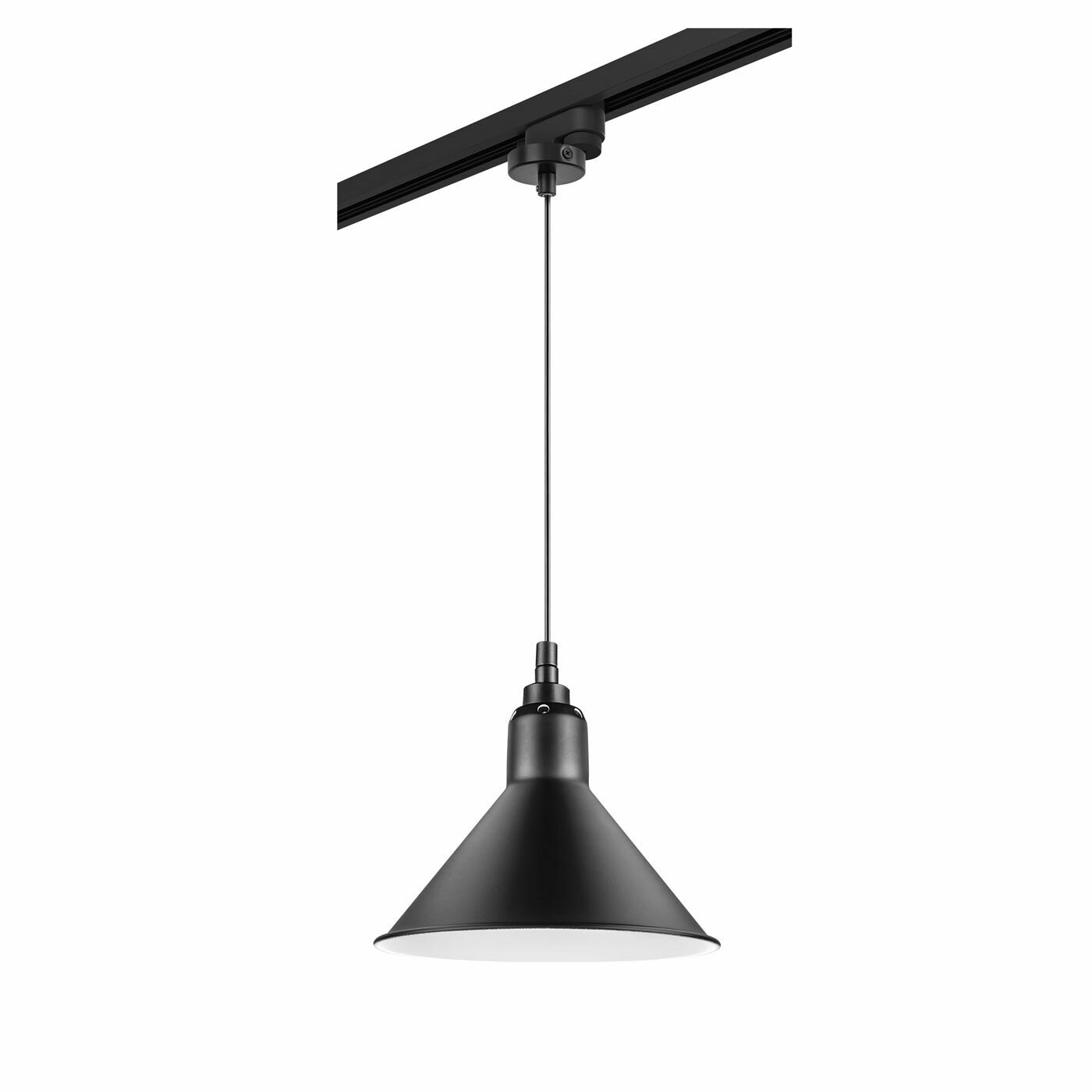 Подвесной трековый светильник LightStar однофазный LOFT PEND L1T765027_LS, E14, 40 Вт, металл, черный