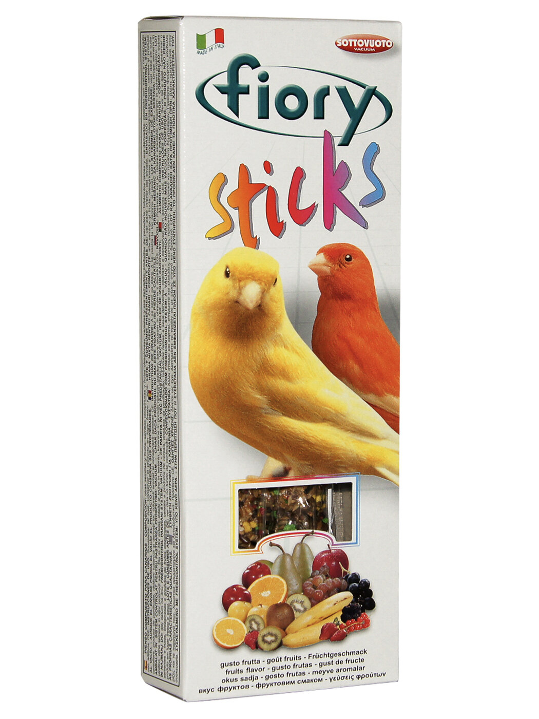 Fiory Sticks палочки для канареек с фруктами 60 гр (1 шт)