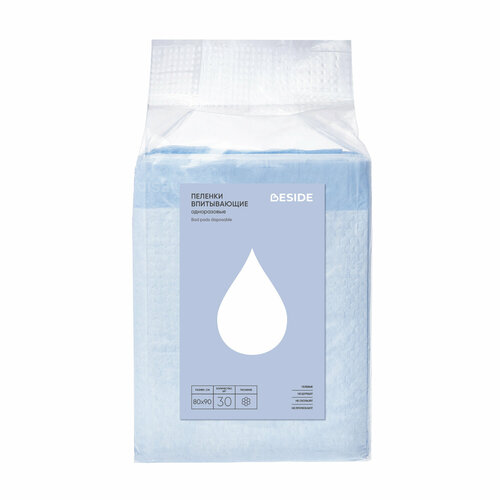 Пеленки Beside, 80x90 см, 30 шт.