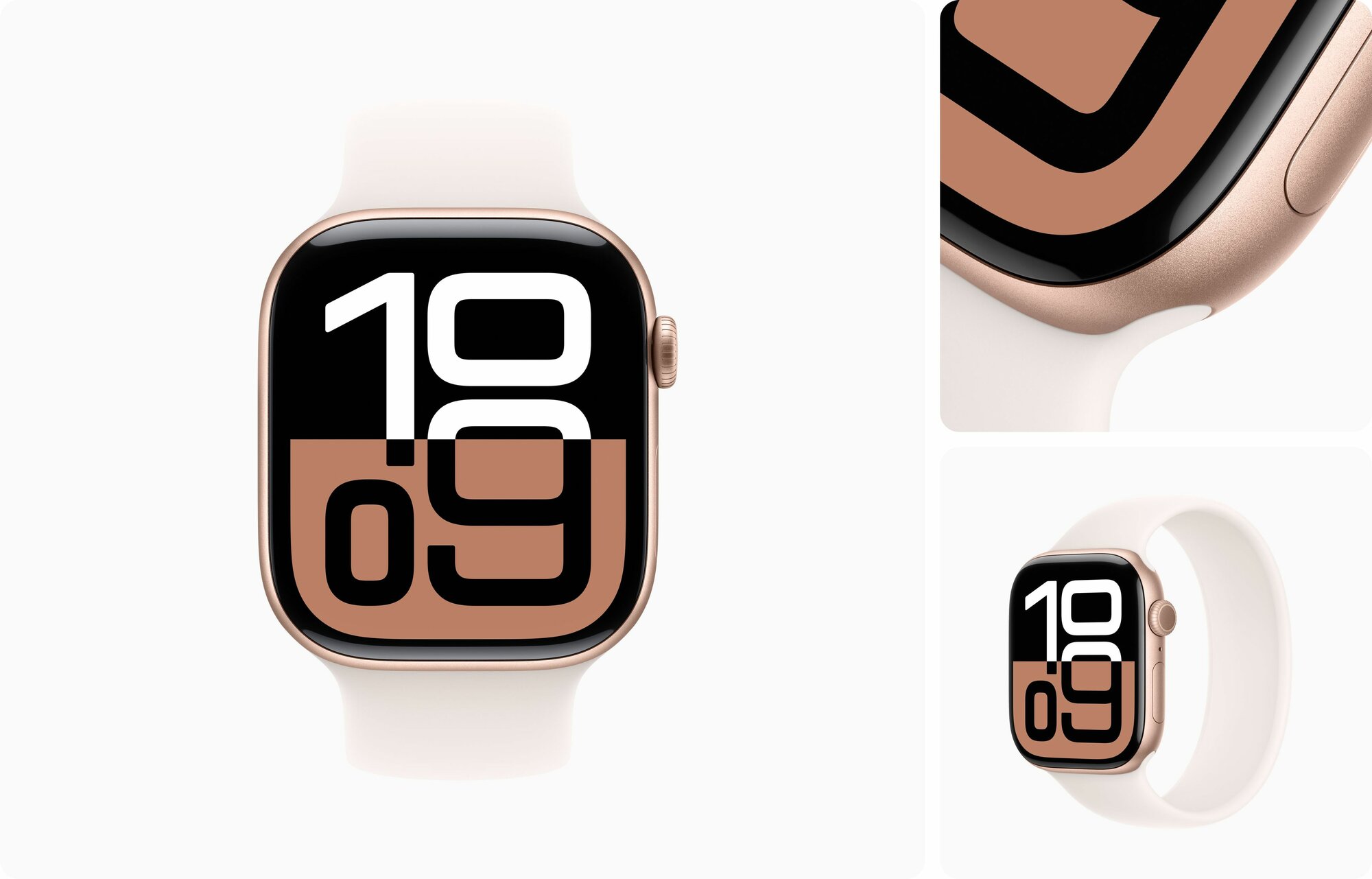 Обзор: Смарт часы Apple Watch Series 10 42mm, Rose Gold/Розовое золото Размер S/M